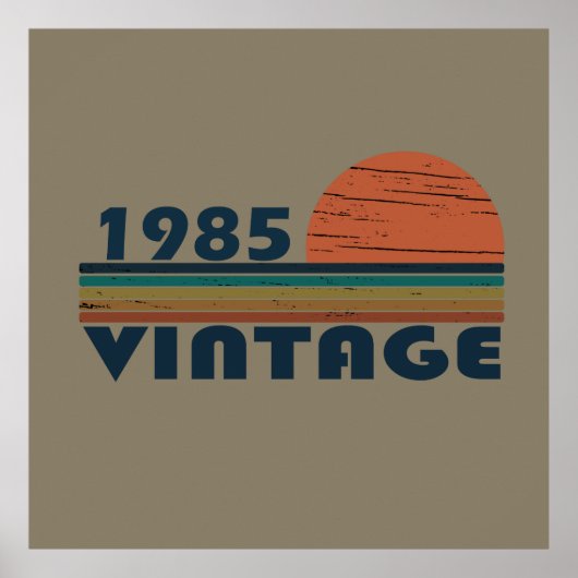 Geboren in 1985  40ste verjaardagscadeau poster (Voorkant)