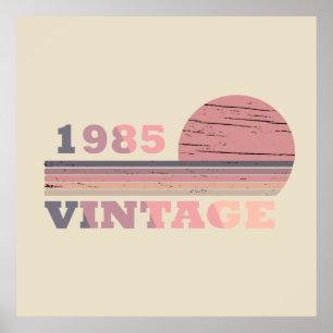 Geboren in 1985  40ste verjaardagscadeau poster