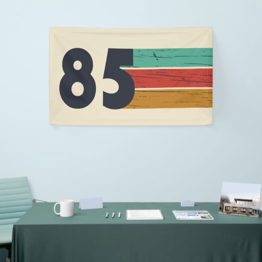 Geboren in 1985  40ste verjaardagscadeau spandoek (Beurs)