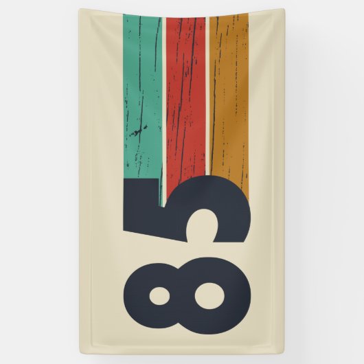 Geboren in 1985  40ste verjaardagscadeau spandoek (Verticaal)