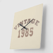 Geboren in 1985  40ste verjaardagscadeau vierkante klok (Hoek)