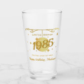 Geboren in 1985 40ste verjaardagsfeest drink barwa glas (Voorkant)
