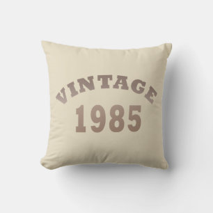 Geboren in 1985 elegante moderne vintage verjaarda kussen