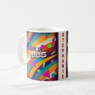 Geboren in 1985 Gepersonaliseerde mok - jaren 80 N