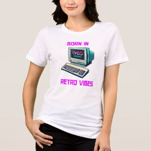 Geboren in 1985 Retro Computer Vibes T-shirt