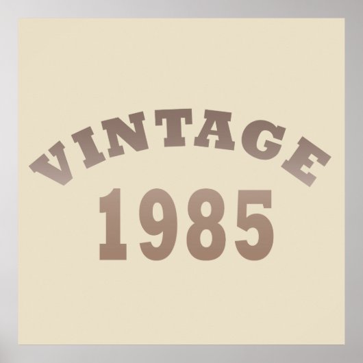 geboren in 1985 verjaardag poster (Voorkant)