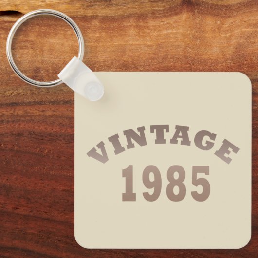 geboren in 1985  verjaardag sleutelhanger (Voorkant)