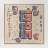 Geboren in 1985 Vintage Retro Legpuzzel | Beperkt (Horizontaal)