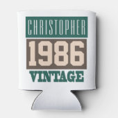 Geboren in 1986, speciaal geboortejaar blikjeskoeler (Achterkant)