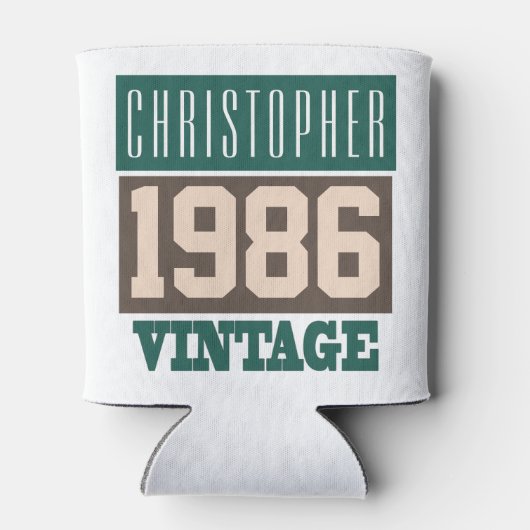 Geboren in 1986, speciaal geboortejaar blikjeskoeler (Achterkant)