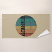 geboren in 1986 verjaardag badhanddoek (Badhanddoek)