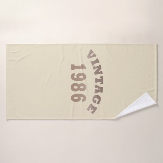 Geboren in 1986  verjaardagscadeau badhanddoek (Badhanddoek)