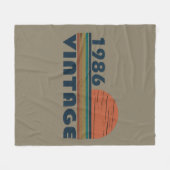 Geboren in 1986  verjaardagscadeau fleece deken (Voorkant (Horizontaal))