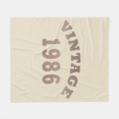 Geboren in 1986  verjaardagscadeau fleece deken (Voorkant (Horizontaal))