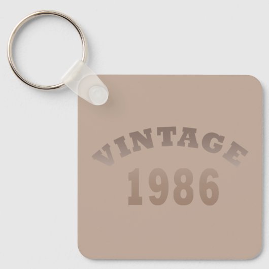 Geboren in 1986  verjaardagscadeau sleutelhanger (Voorkant)
