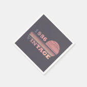 Geboren in 1986  verjaardagsfeest servet (Hoek)