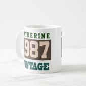 Geboren in 1987, speciaal geboortejaar koffiemok (Voorkant links)