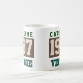 Geboren in 1987, speciaal geboortejaar koffiemok (Center)