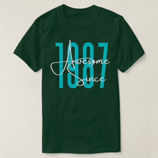 Geboren in 1987 t-shirt (Design voorkant)