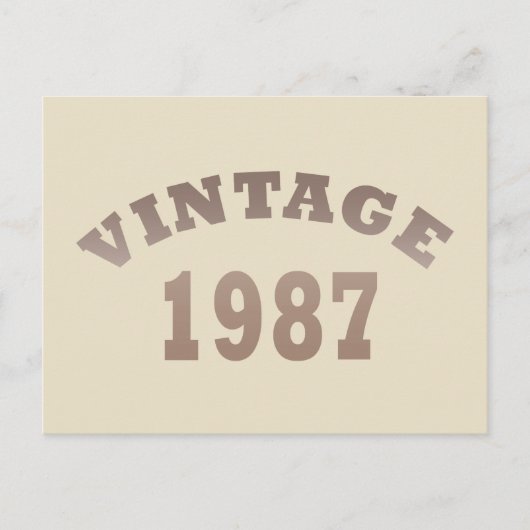 geboren in 1987 verjaardag feestdagenkaart (Voorkant)