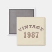 geboren in 1987 verjaardag magneet (Voorkant / Achterkant)