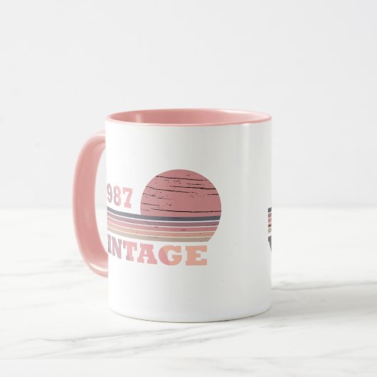 geboren in 1987  verjaardag mok (Voorkant links)