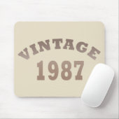 geboren in 1987  verjaardag muismat (Met muis)