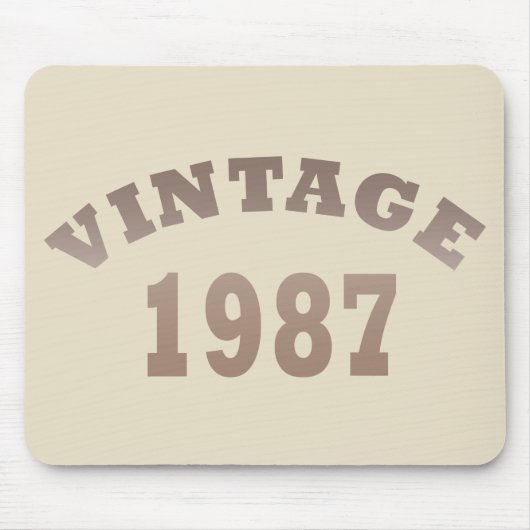 geboren in 1987  verjaardag muismat (Voorkant)