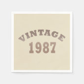 geboren in 1987 verjaardag servet (Voorkant)