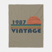 Geboren in 1987  verjaardagscadeau fleece deken (Voorkant)