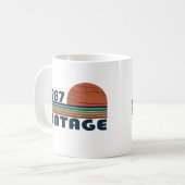 Geboren in 1987  verjaardagscadeau koffiemok (Voorkant links)