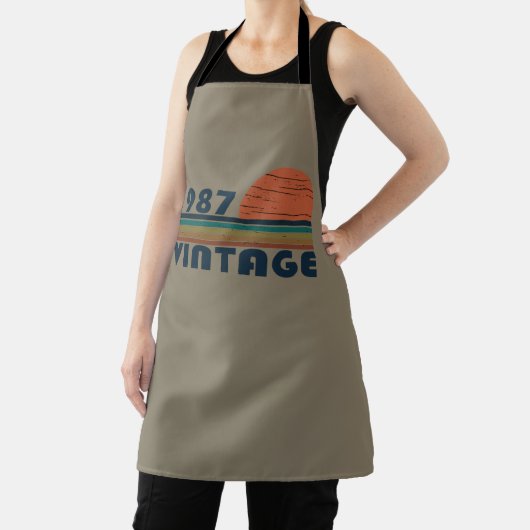 Geboren in 1987  verjaardagscadeau schort (Insitu)