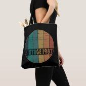 Geboren in 1987  verjaardagscadeau tote bag (Dichtbij)