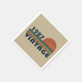 Geboren in 1987  verjaardagsfeest servet (Hoek)