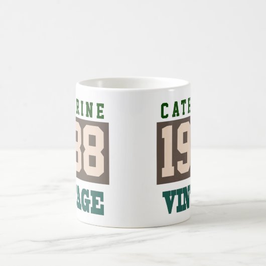 Geboren in 1988, speciaal geboortejaar koffiemok (Center)