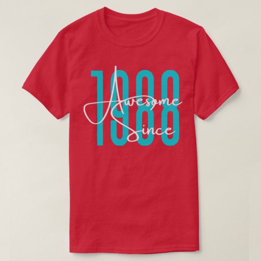 Geboren in 1988 t-shirt (Design voorkant)