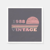 geboren in 1988  verjaardag servet (Voorkant)