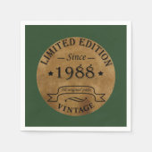 geboren in 1988  verjaardag servet (Voorkant)