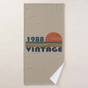Geboren in 1988  verjaardagscadeau badhanddoek