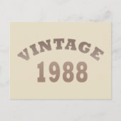 Geboren in 1988  verjaardagscadeau feestdagenkaart (Voorkant)