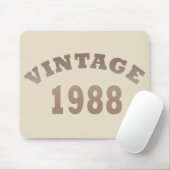 Geboren in 1988  verjaardagscadeau muismat (Met muis)