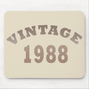 Geboren in 1988  verjaardagscadeau muismat