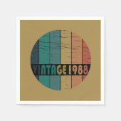 Geboren in 1988 verjaardagscadeau servet (Voorkant)