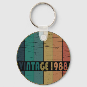 Geboren in 1988 verjaardagscadeau sleutelhanger
