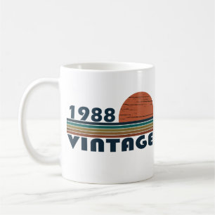 Geboren in 1988 verjaardagscadeau uit de vintage c koffiemok