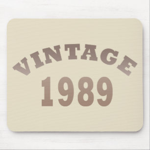 Geboren in 1989 Elegant Moderne Vintage Verjaardag Muismat