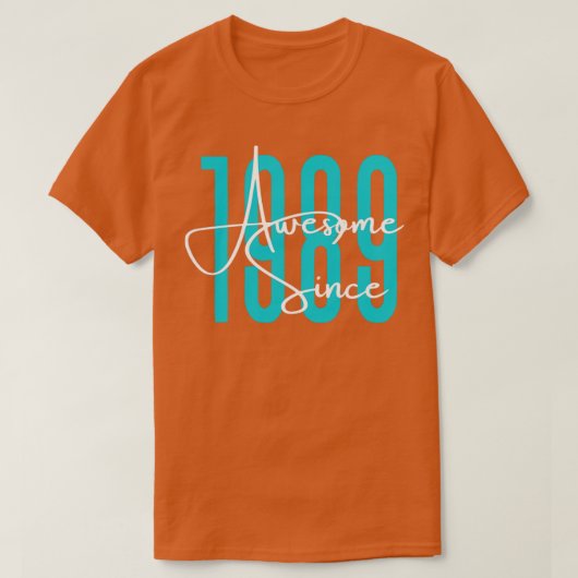 Geboren in 1989 t-shirt (Design voorkant)