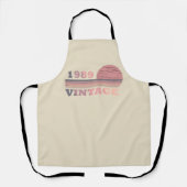 geboren in 1989 verjaardag schort (Voorkant)