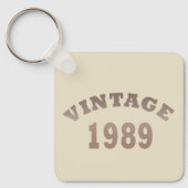 geboren in 1989  verjaardag sleutelhanger (Voorkant)