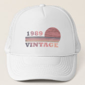 geboren in 1989  verjaardag trucker pet (Voorkant)